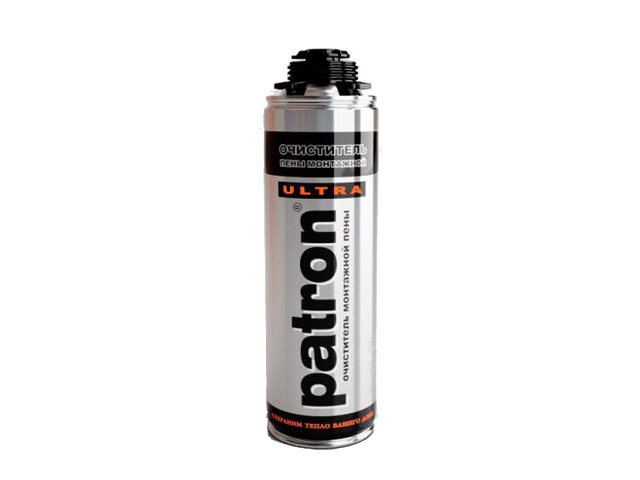 Очиститель монтажной пены PATRON Ultra (455мл) (БелИНЭКО)