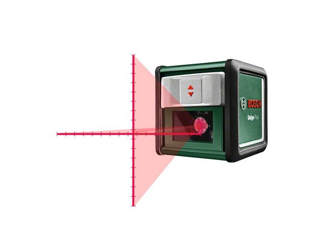 Нивелир лазерный BOSCH QUIGO PLUS со штативом в кор. (проекция: крест, до 7 м, +/- 5 мм, резьба 1/4