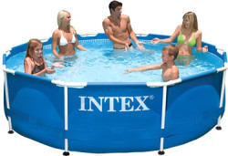 Каркасный бассейн Metal Frame, круглый, 305х76 см, INTEX (от 6 лет) - фото