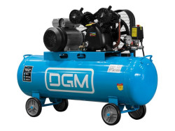 Компрессор DGM AC-2100B (400 л/мин, 8 атм, ременной, масляный, ресив. 100 л, 230 В, 2.4 кВт) - фото