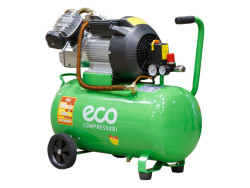 Компрессор ECO AE-502-3 (440 л/мин, 8 атм, коаксиальный, масляный, ресив. 50 л, 220 В, 2.20 кВт) - фото