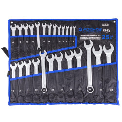 Набор ключей комбинированных 25 предметов Forsage Premium F-5261P - фото