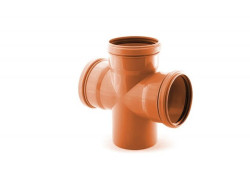 Крестовина НК 110/110/110 х87 РТП (Для наружной канализации) - фото