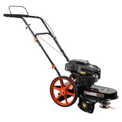 Газонокосилка бензиновая SKIPER GW550 (56 см, 6 л.с., лесочная, ручное перем, 2 колеса, стал. дека) - фото