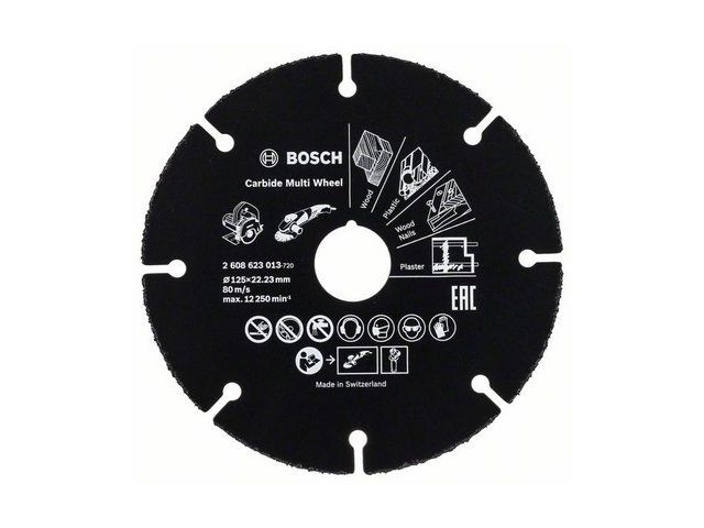 Круг отрезной 125х1.0x22.2 мм для дерева Multi Wheel BOSCH - фото