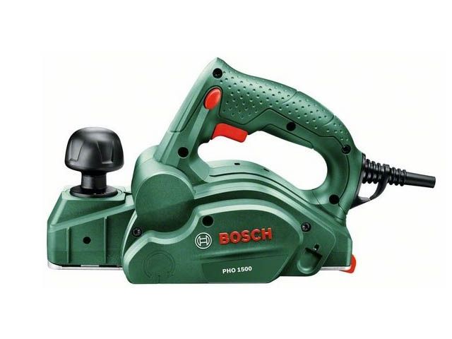 Рубанок электрический BOSCH PHO 1500 в кор. (550 Вт, шир. до 82 мм, глуб. до 1.5 мм) - фото