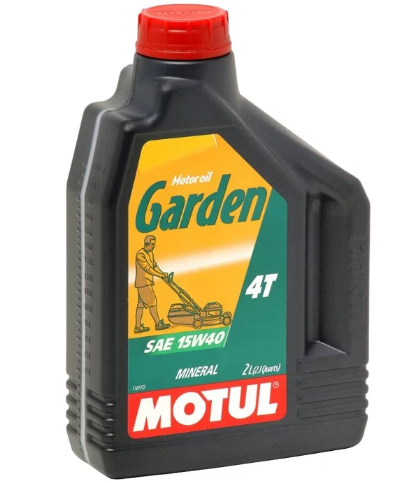 Масло для 4-х тактных двигателей MOTUL GARDEN 4T SAE 15W40 (2 л) - фото