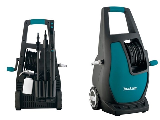 Очиститель высокого давления MAKITA HW 112 (1.60 кВт, 120 бар, 370 л/ч, возможность забора воды из бочки: Нет, рабочая температура воды: до 40 г) - фото