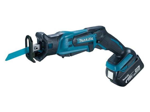 Аккум. сабельная пила MAKITA LXT DJR 185 RME в чем. (18.0 В, 2 акк., 4.0 А/ч, Li-Ion, дерево до 50 мм, металл до 50 мм) - фото