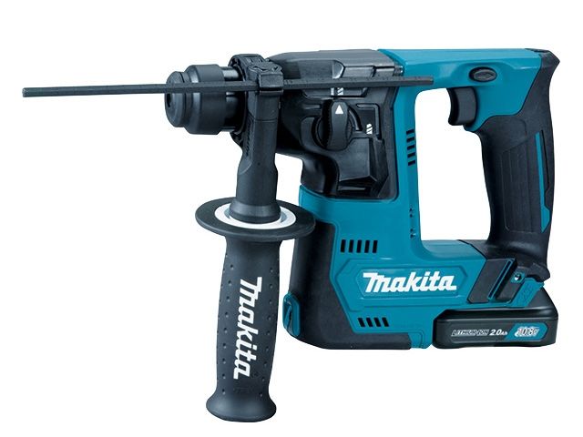 Аккум. перфоратор MAKITA HR 140 DWAJ в кейсе (10.8 В, 2 акк., 2.0 А/ч Li-Ion, 1.0 Дж, вес 1.9 кг,) - фото