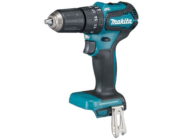 Аккум. ударная дрель-шуруповерт MAKITA LXT DHP 485 Z в кор. (18.0 В, БЕЗ АККУМУЛЯТОРА, 2 скор., 50 Нм, шурупы до 10 мм, сверление в металле до 13 мм) - фото