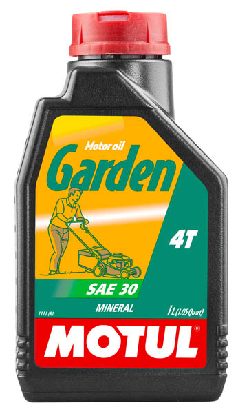 Масло для 4-х тактных двигателей MOTUL GARDEN 4T SAE 30 (1 л) - фото