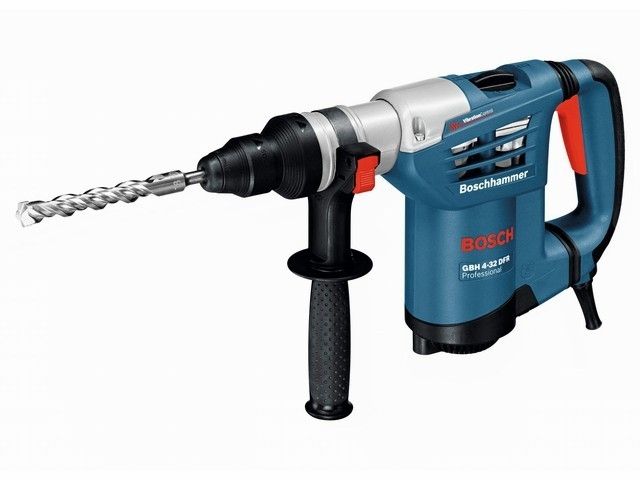 Перфоратор BOSCH GBH 4-32 DFR в чем. (900 Вт, 4.2 Дж, 3 реж., патрон SDS-plus, быстросъемн.SDS-plus в комплекте, вес 4.7 кг) - фото