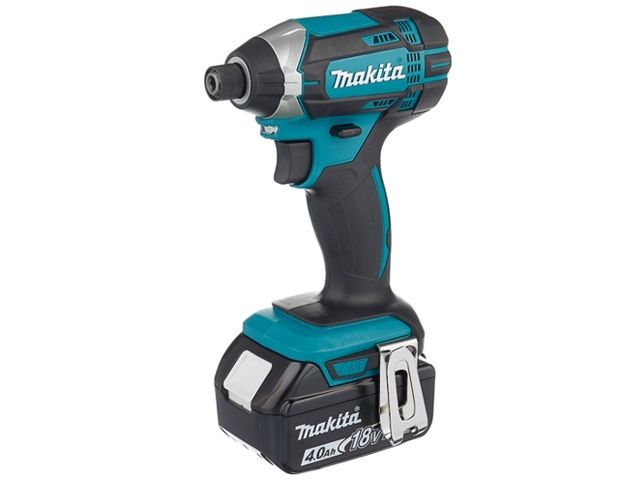 Аккум. шуруповерт MAKITA LXT DTD 152 RME в чем. (18.0 В, 2 акк., 4.0 А/ч Li-Ion, 1 скор., 165 Нм, шурупы до 13 мм) - фото