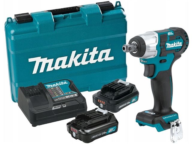 Аккум. ударный гайковерт MAKITA TW 160 DWAE в чем. (12.0 В, 2 акк., 2.0 А/ч Li-Ion, посадочн. квадрат 3/8 