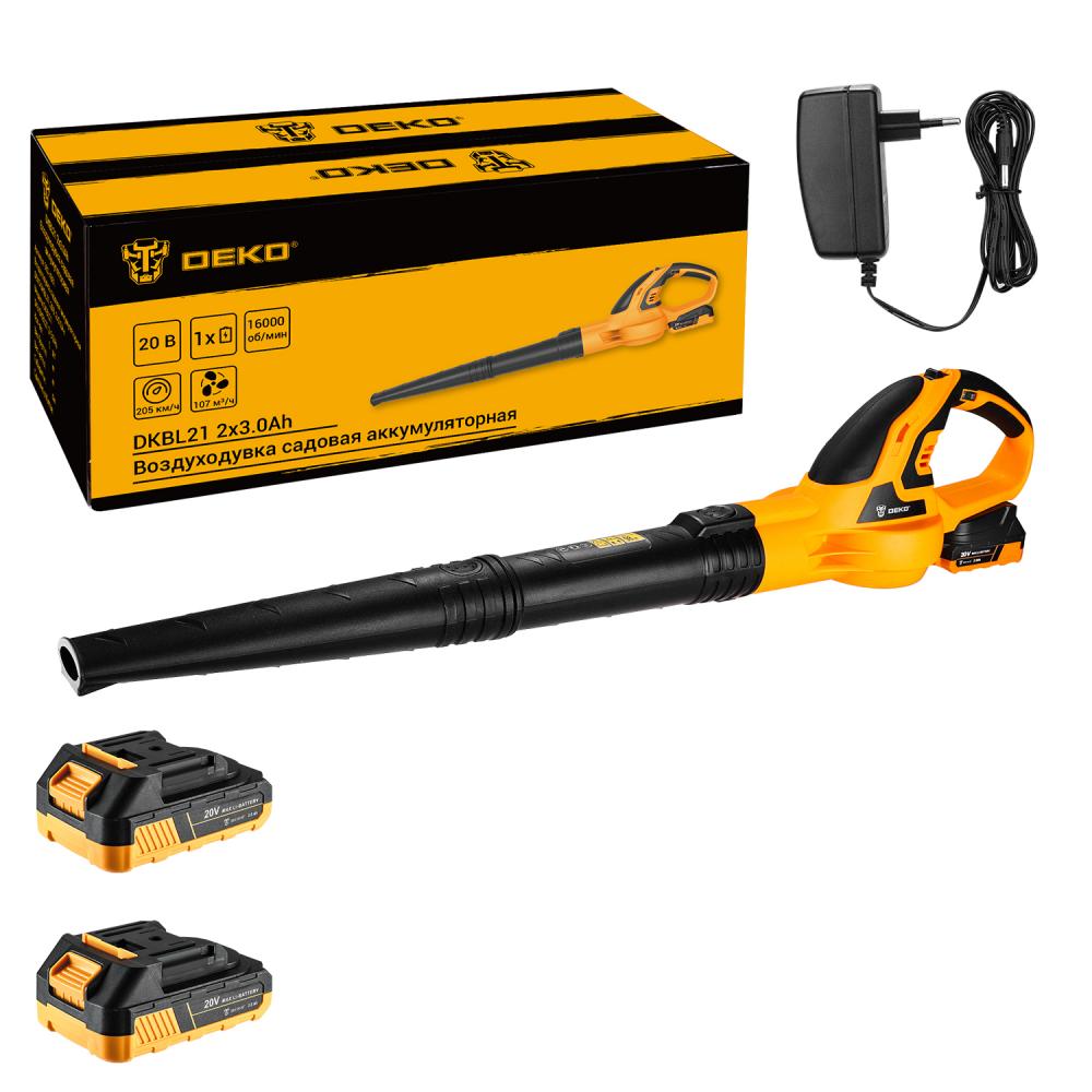 Воздуходувка аккумуляторная DEKO DKBL21 SET - фото