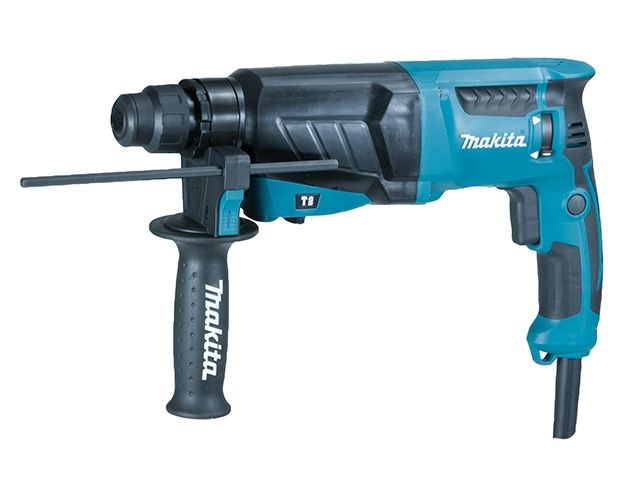 Перфоратор MAKITA HR 2630 в чем. (800 Вт, 2.4 Дж, 3 реж., патрон SDS-plus, вес 2.8 кг) - фото