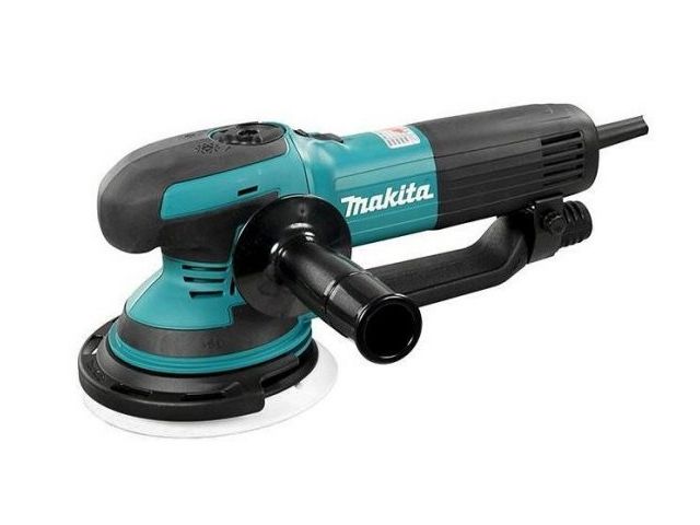 Эксцентриковая шлифмашина MAKITA BO 6050 J в чем. (750 Вт, 150 мм, 1600 - 6800 кол/мин, регул. об.) - фото