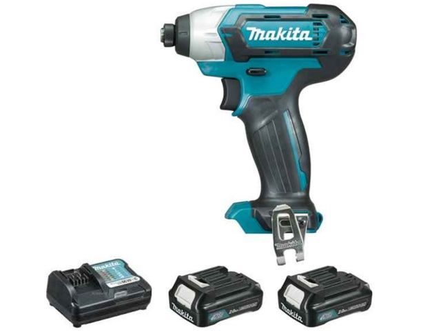 Аккум. шуруповерт MAKITA TD 110 DWAE в чем. (10.8 В, 2 акк., 2.0 А/ч Li-Ion, 1 скор., 110 Нм, шурупы до 12 мм) - фото