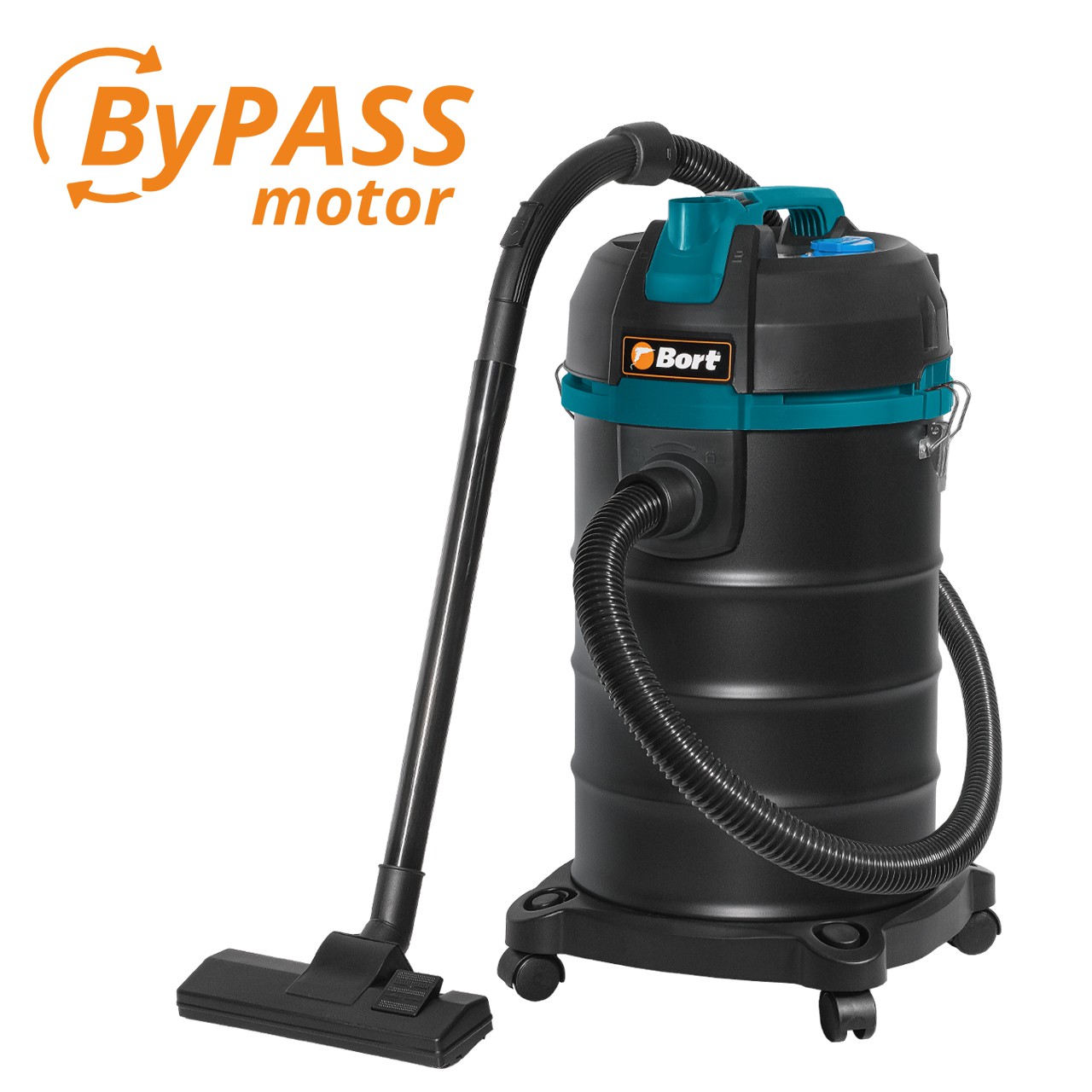 Пылесос строительный Bort BSS-1530 BLACK - фото