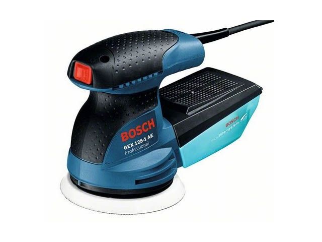 Эксцентриковая шлифмашина BOSCH GEX 125-1 AE в кор. (250 Вт, 125 мм, 15000 - 24000 кол/мин, регул. об.) - фото