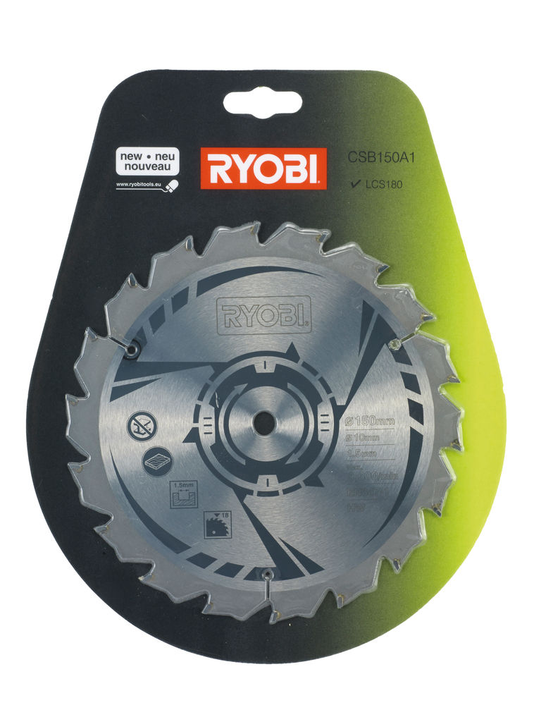 Диск пильный D 150x10 мм CSB150A1 для циркулярной пилы RYOBI - фото