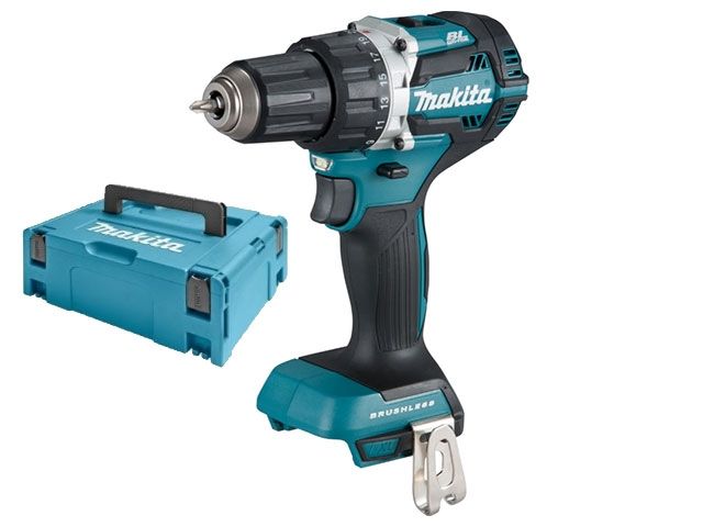 Аккум. дрель-шуруповерт MAKITA LXT DDF 484 ZJ в чем. (18.0 В, БЕЗ АККУМУЛЯТОРА, 2 скор., 54 Нм, шурупы до 10 мм) - фото