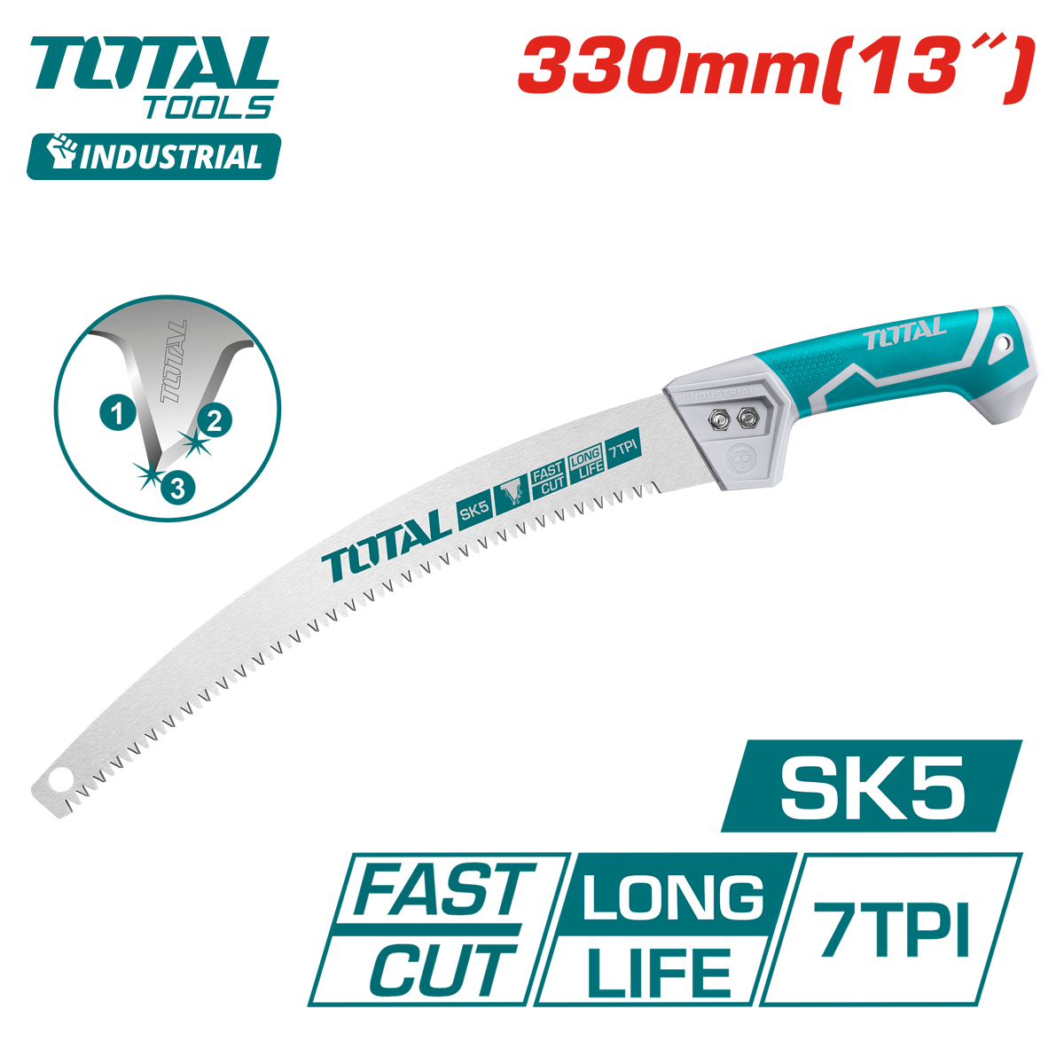 Пила садовая 330 мм TOTAL THT5113306 - фото