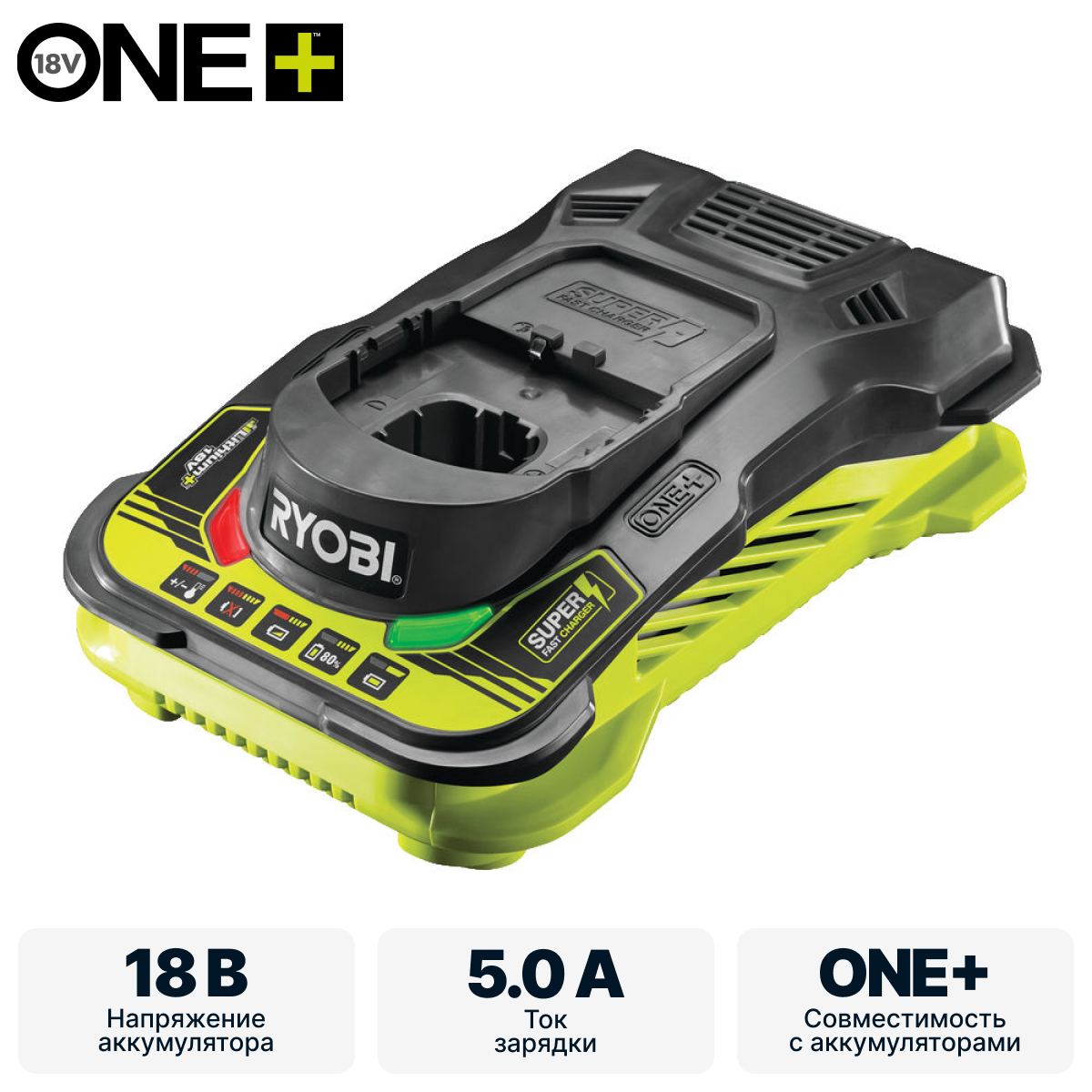 ONE + / Зарядное устройство RYOBI RC18150 - фото