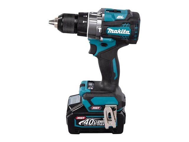 Аккум. ударная дрель-шуруповерт MAKITA XGT HP 001 GD 201 (40В, 13мм, 140/68Нм (2x2,5Ач, DC40RA, Makpac 3)) - фото