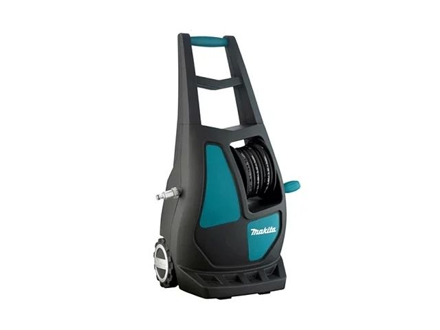 Очиститель высокого давления MAKITA HW 121 (1.80 кВт, 130 бар, 390 л/ч, возможность забора воды из бочки: Да, рабочая температура воды: до 50 гр) - фото