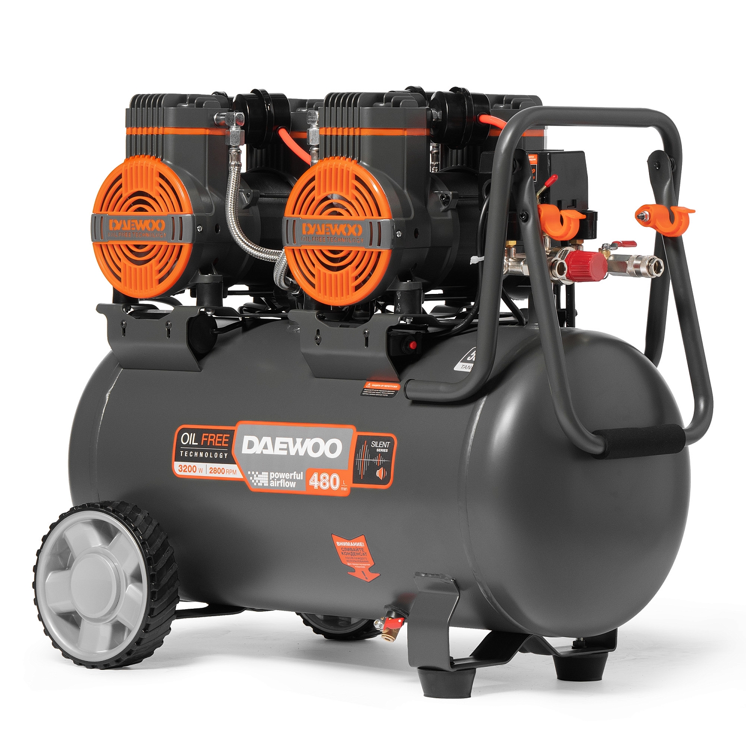 Компрессор безмасляный DAEWOO DAC 480S - фото