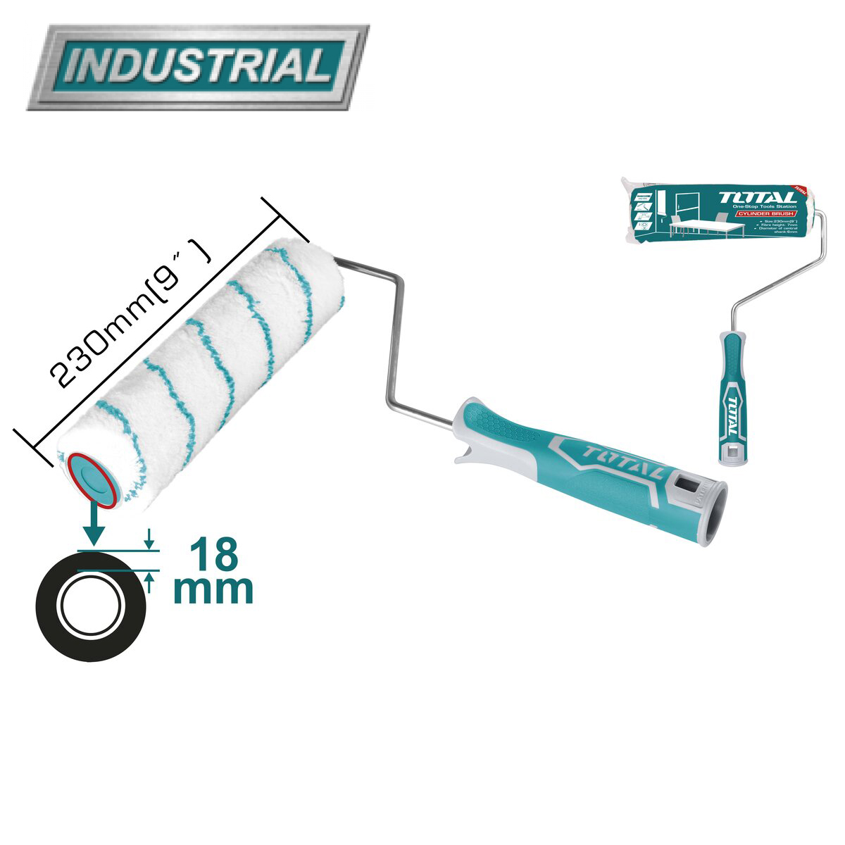 Валик 230 мм TOTAL THT8593D - фото
