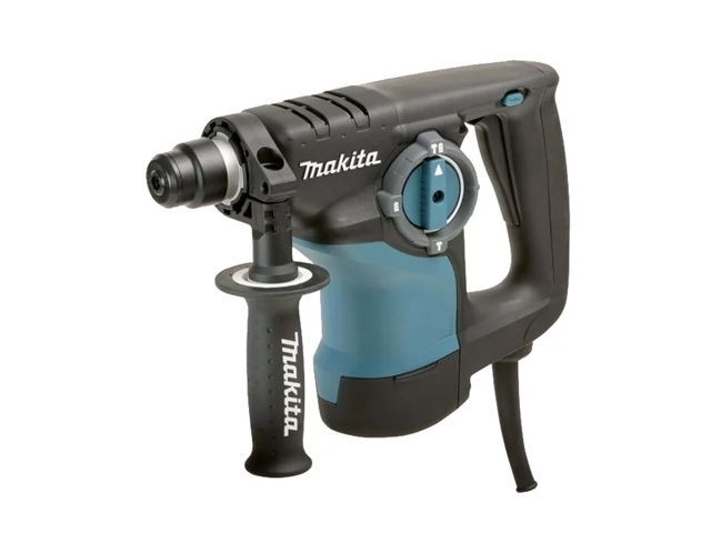 Перфоратор MAKITA HR 2810 в чем. (800 Вт, 2.8 Дж, 3 реж., патрон SDS-plus, вес 3.6 кг) - фото