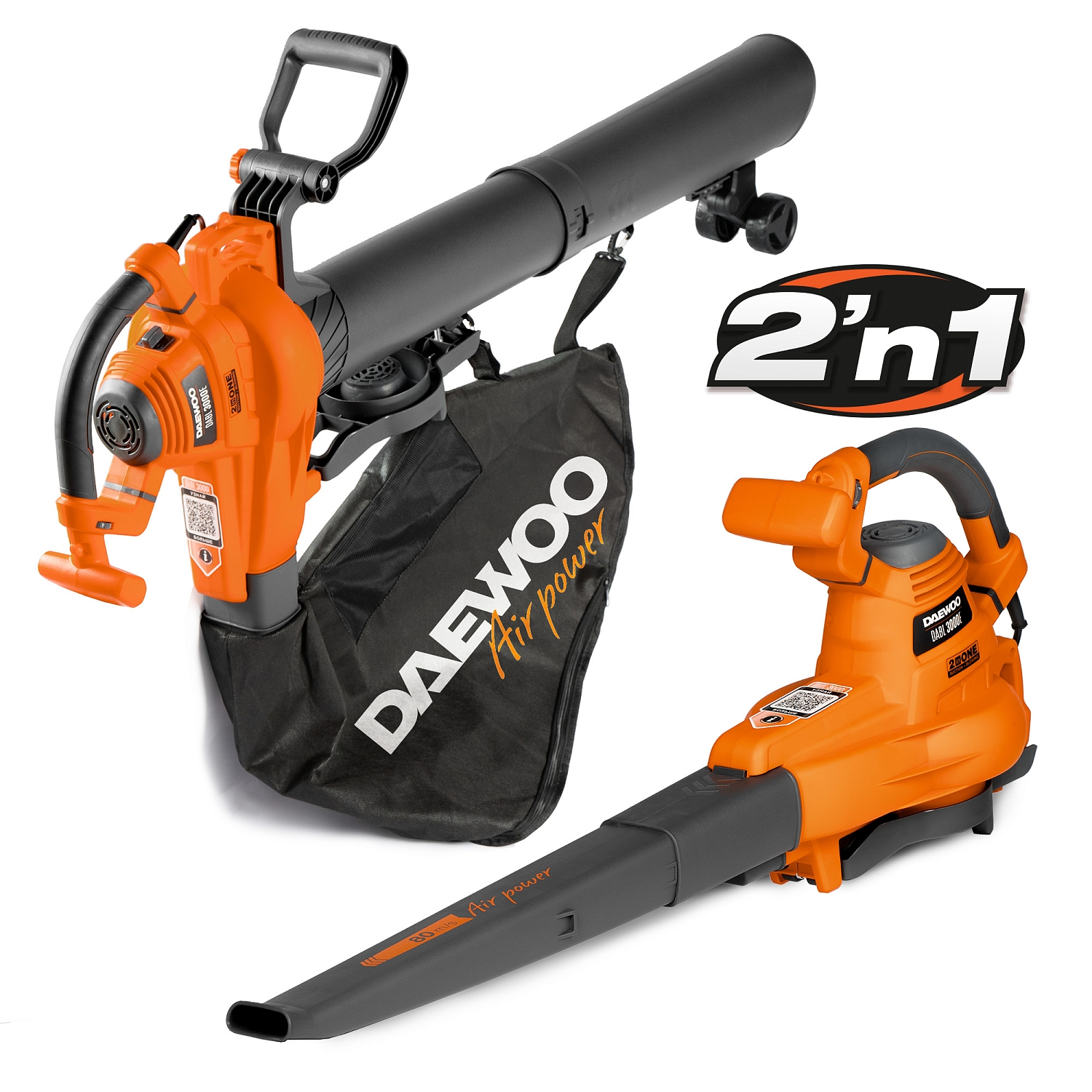 Воздуходувка-пылесос электрическая DAEWOO DABL 3000E - фото