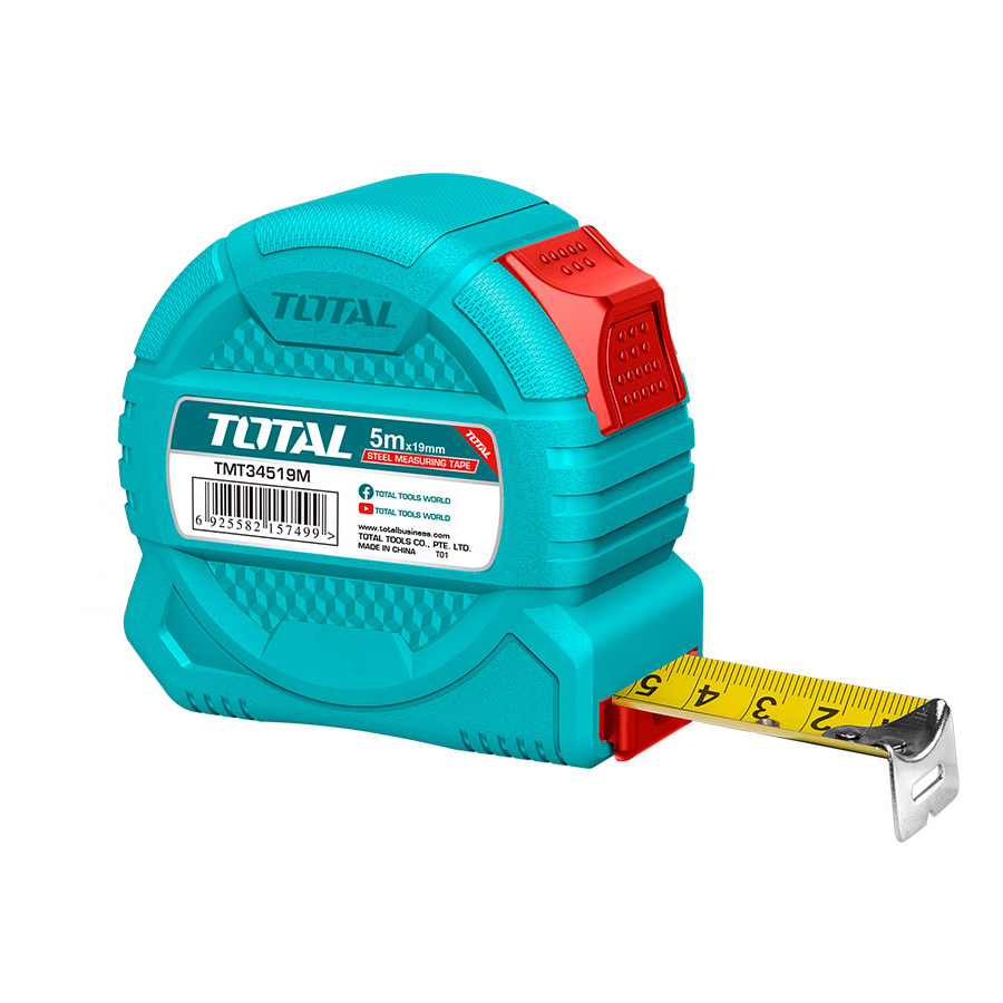 Рулетка 5 м TOTAL TMT34519M - фото