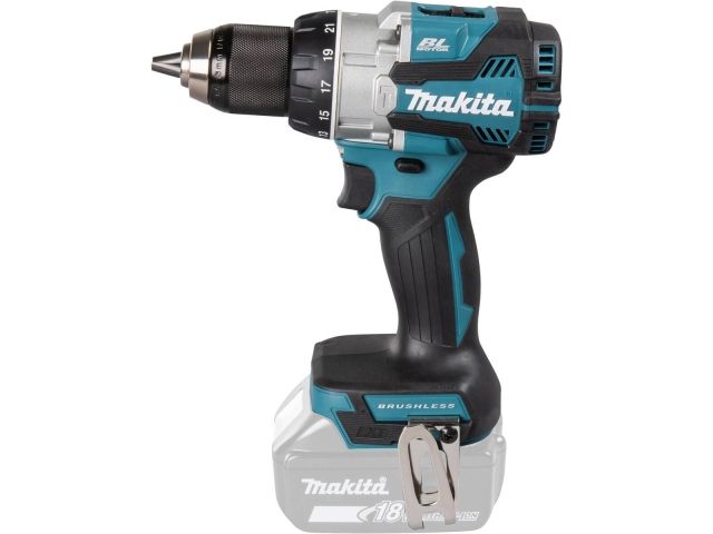 Аккум. ударная дрель-шуруповерт MAKITA LXT DHP489Z в кор. (18.0 В, Li-Ion, 73 Нм, шурупы до 36 мм, сверление в металле до 13 мм) - фото