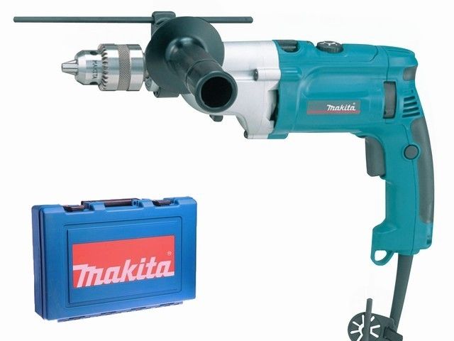 Дрель ударная MAKITA HP 2070 в чем. (1010 Вт, патрон ЗВП, 2 скор.) - фото