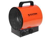 Нагреватель воздуха электр. Ecoterm EHR-03/1E (пушка, 3 кВт, 220 В, термостат) - фото